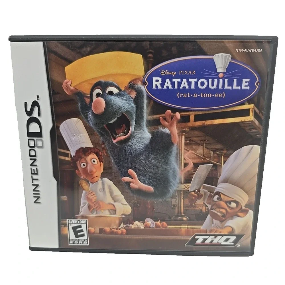 Ratatouille - Nintendo‎ DS Book Only Instruction Manuals Sleeve Disney